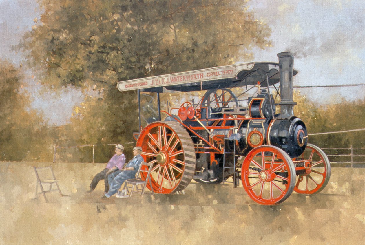 Dampfmaschine auf der Great Eccleston Show von Peter Miller