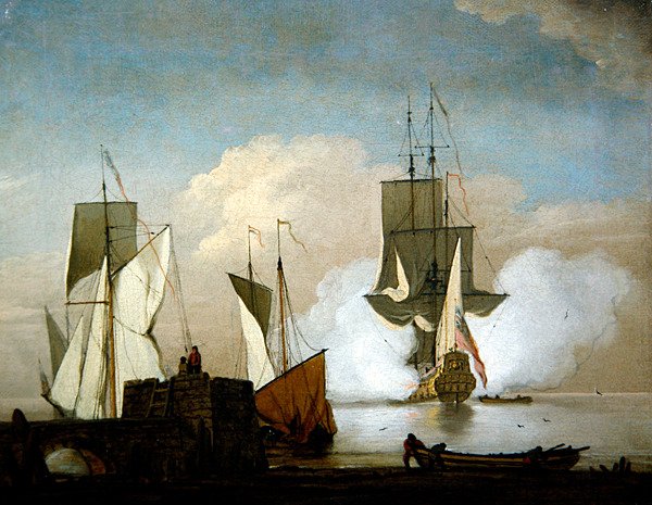 Der Abendkanonenschuss von Peter Monamy