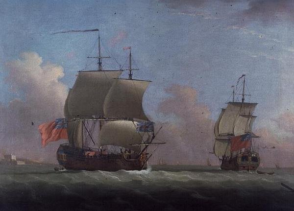 Die königliche Yacht Dublin von Peter Monamy
