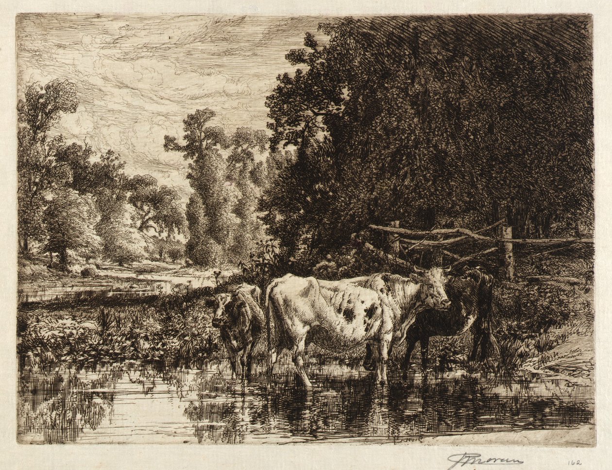 (Am Neshaminy) von Peter Moran