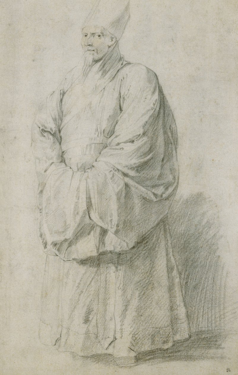 Ein Jesuitenmissionar in chinesischer Tracht von Peter Paul Rubens