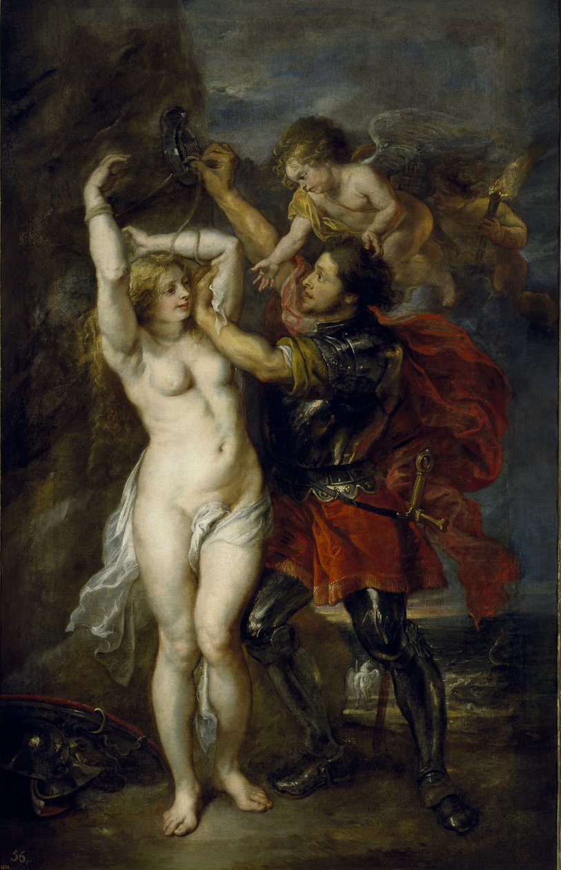 Andromeda von Perseus befreit, 1641-1642 von Peter Paul Rubens