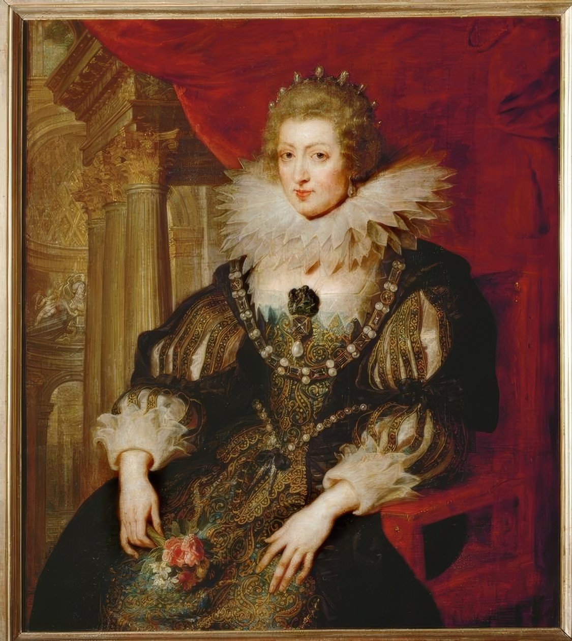Anna von Österreich von Peter Paul Rubens