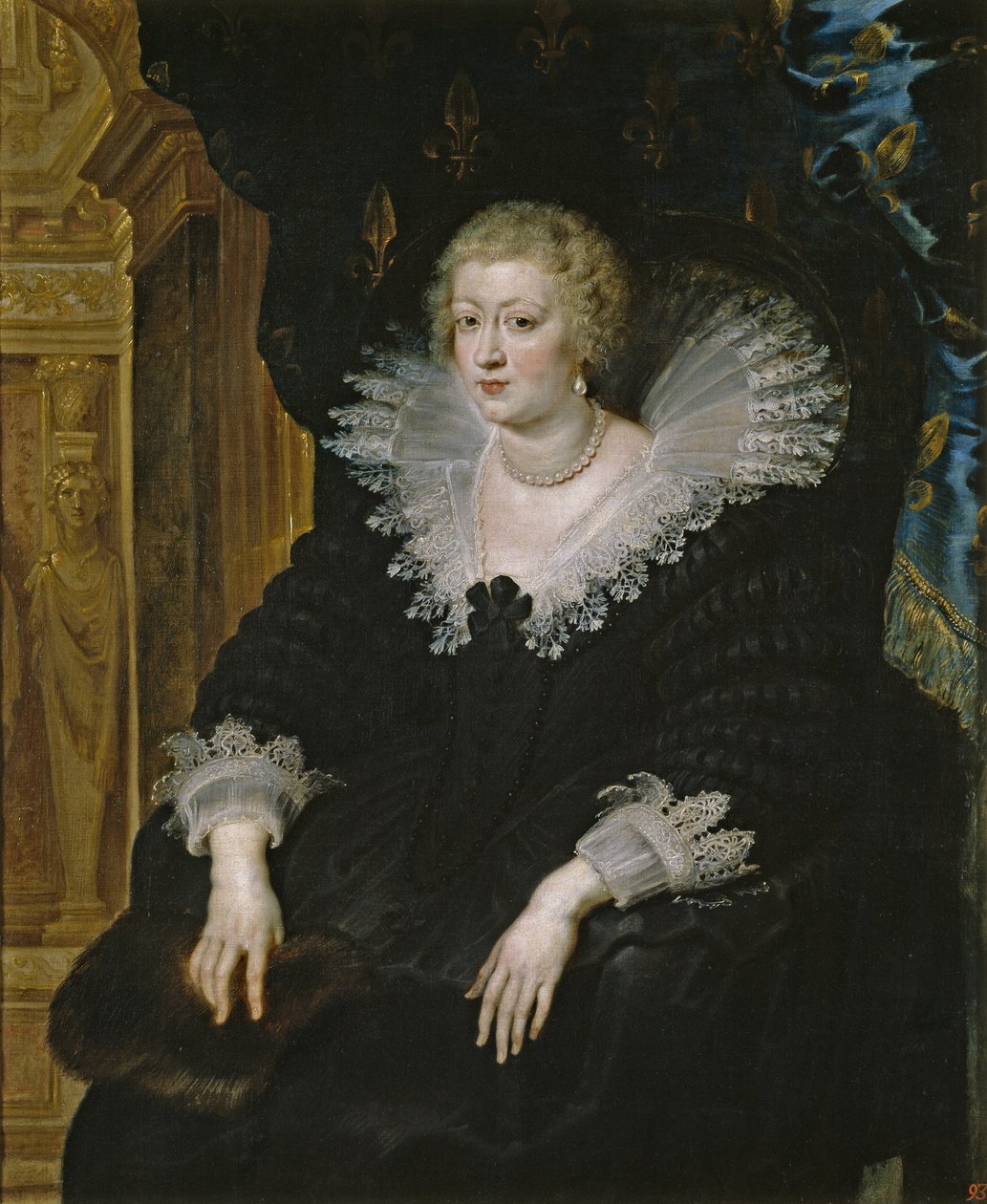 Anna von Österreich von Peter Paul Rubens