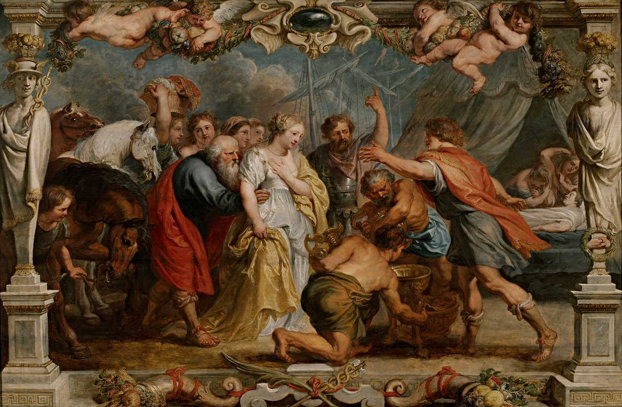 Briseis kehrt zu Achilles zurück von Peter Paul Rubens