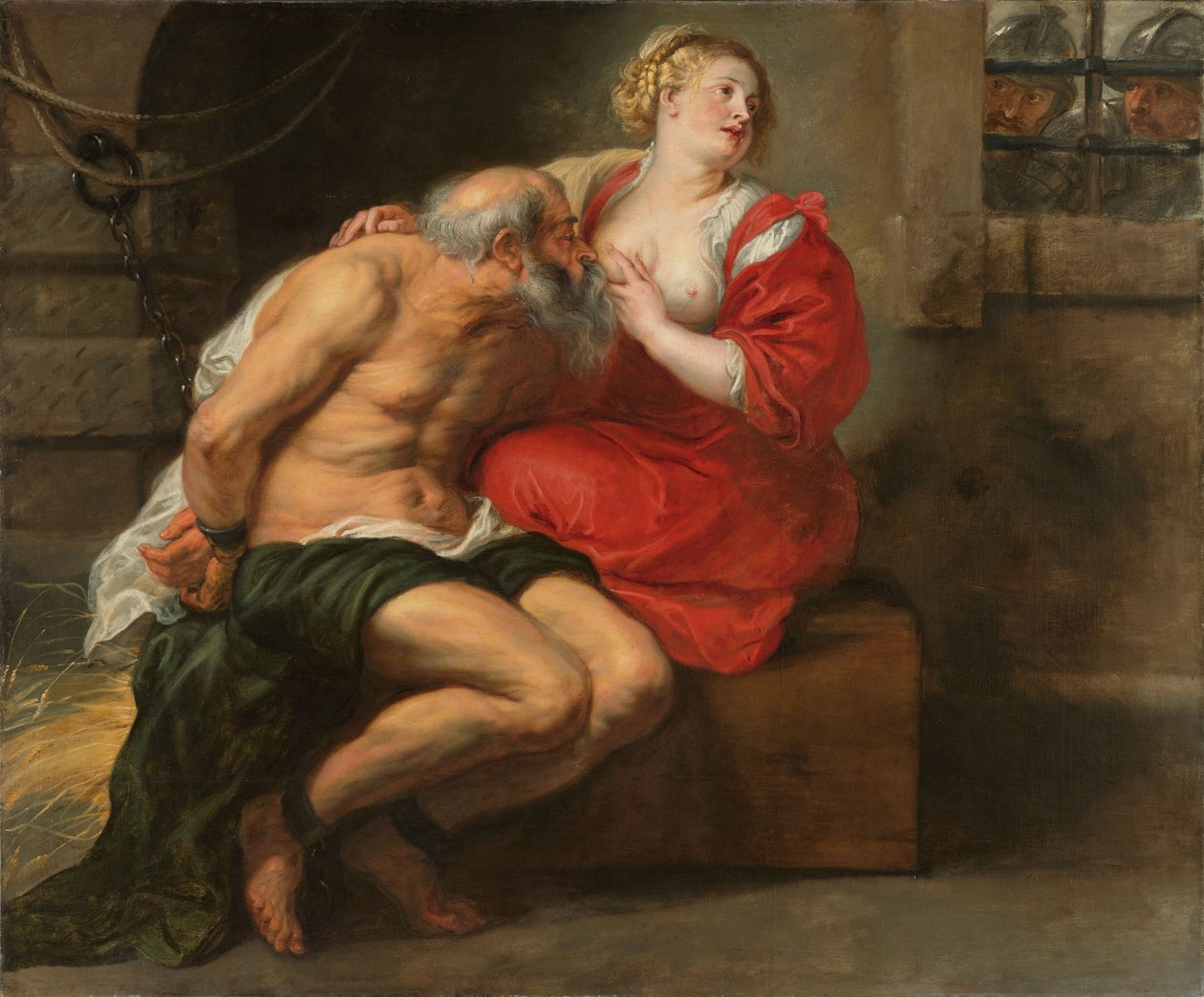 Cimon und Pero (Römische Nächstenliebe) von Peter Paul Rubens