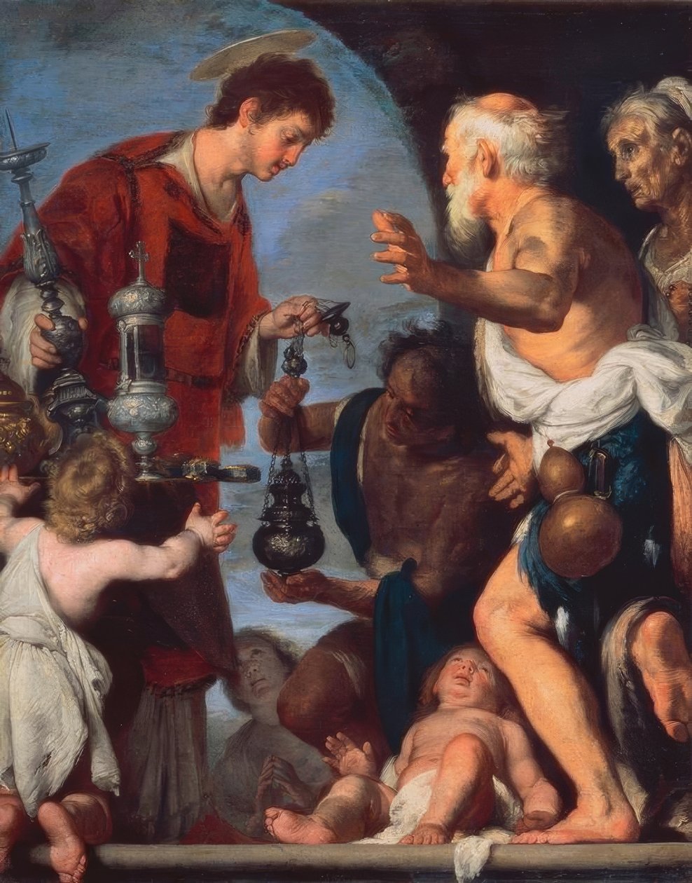 Das Martyrium des heiligen Livinus von Peter Paul Rubens