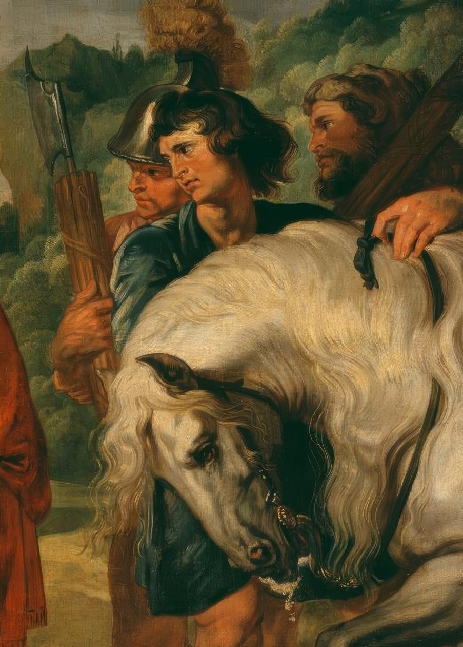 Decius Mus fügt sich seinem Schicksal von Peter Paul Rubens