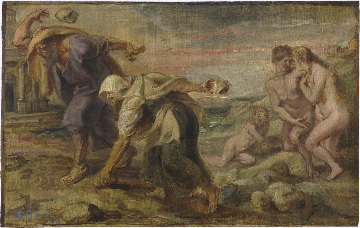 Deukalion und Pyrrha, ca. 1636 von Peter Paul Rubens