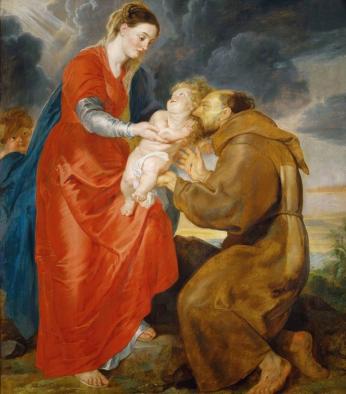 Die Jungfrau erscheint dem heiligen Franziskus von Peter Paul Rubens
