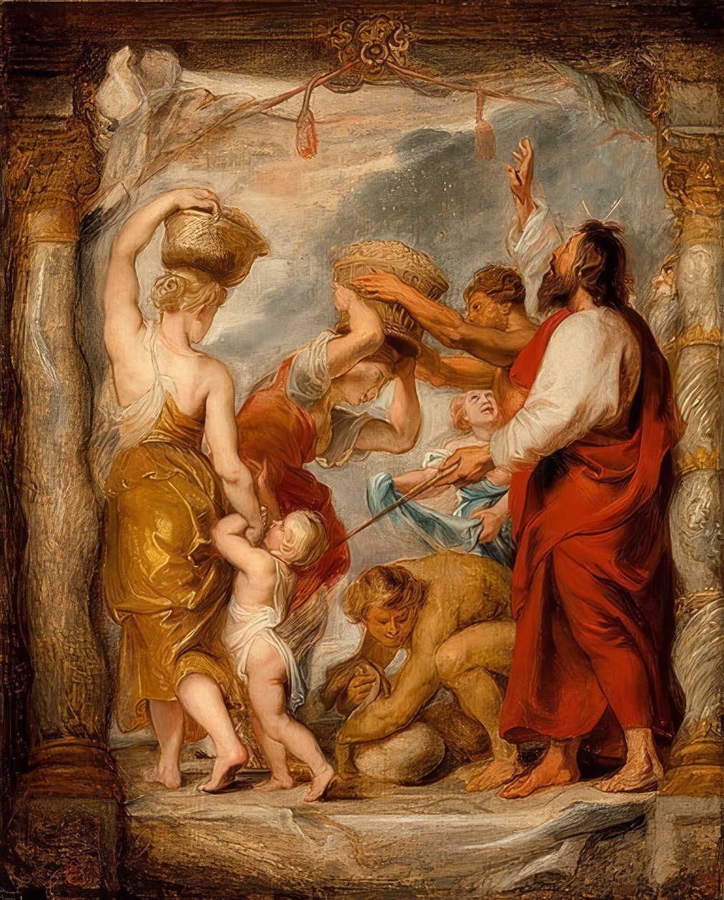 Die Mannalese von Peter Paul Rubens