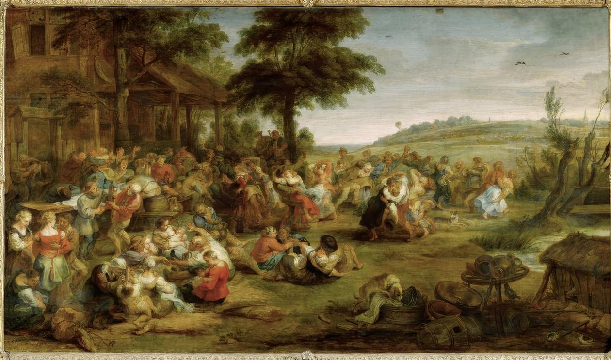 Flämische Kirmes von Peter Paul Rubens