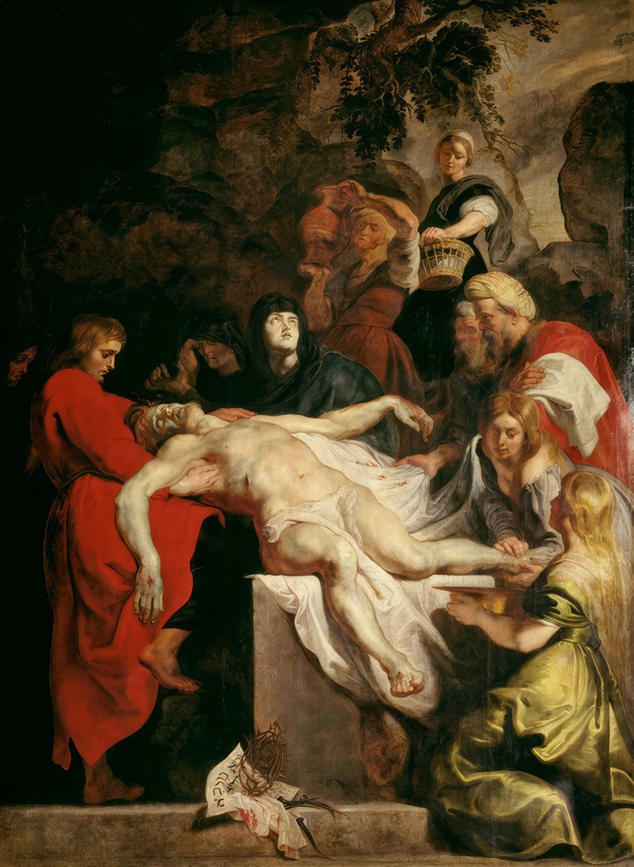 Grablegung Christi von Peter Paul Rubens