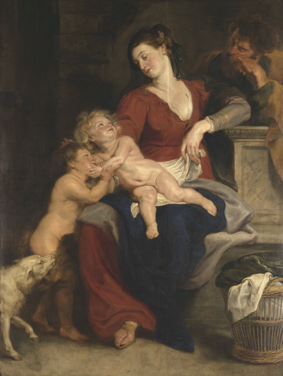 Heilige Familie mit dem Korb von Peter Paul Rubens