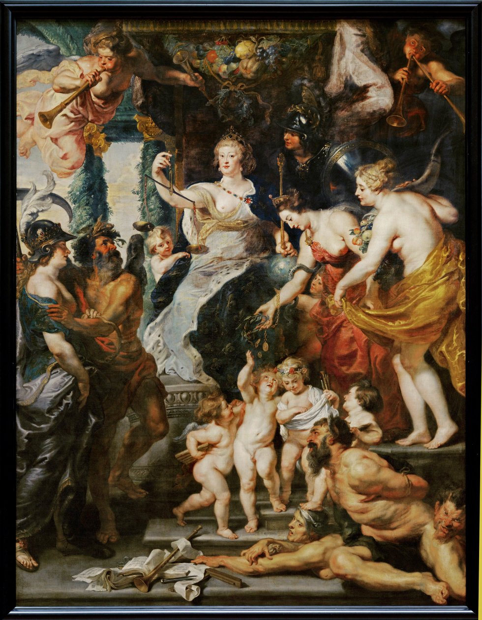 Das Glück der Regentschaft von Peter Paul Rubens