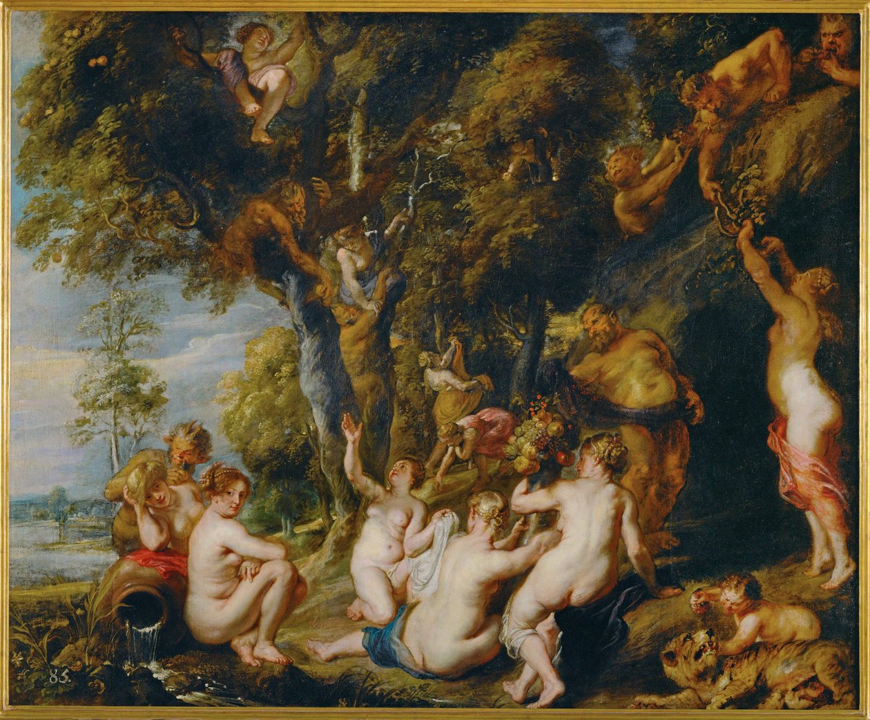 Nymphen und Satyrn von Peter Paul Rubens