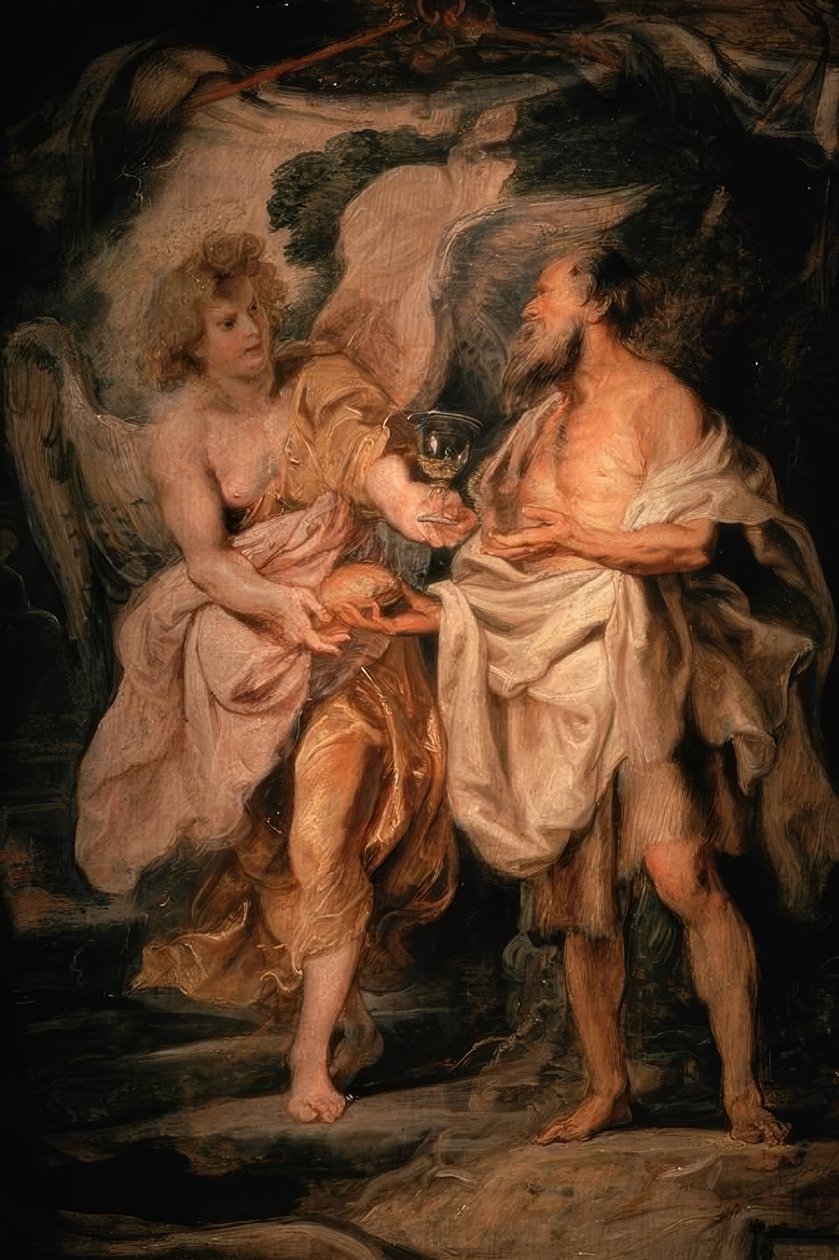 Elias und der Engel von Peter Paul Rubens