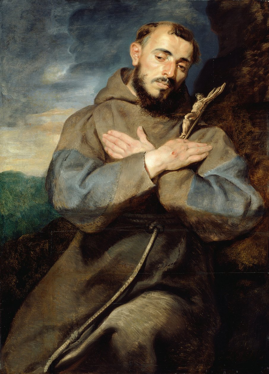 Heiliger Franziskus von Peter Paul Rubens
