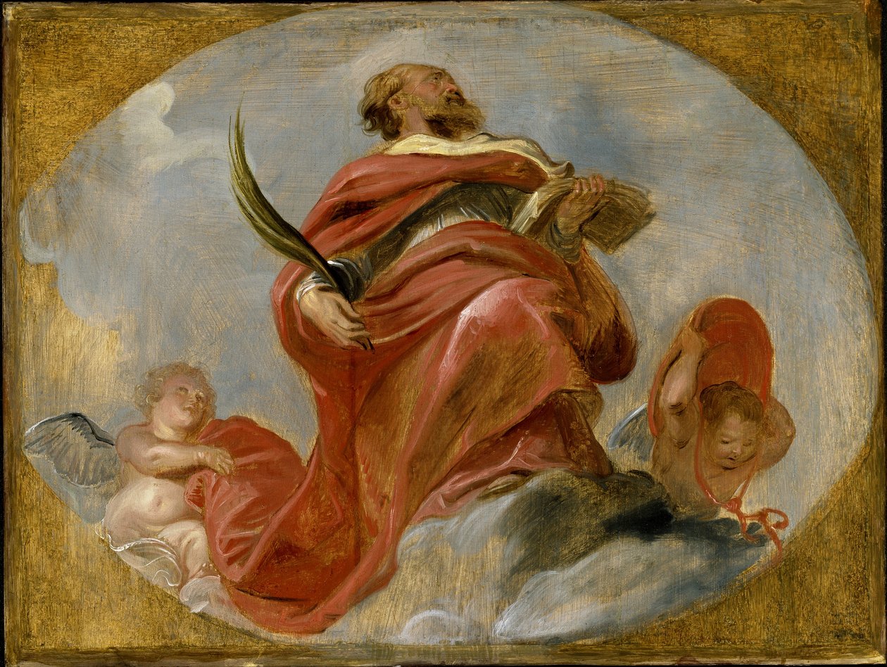 St. Albert von Löwen von Peter Paul Rubens