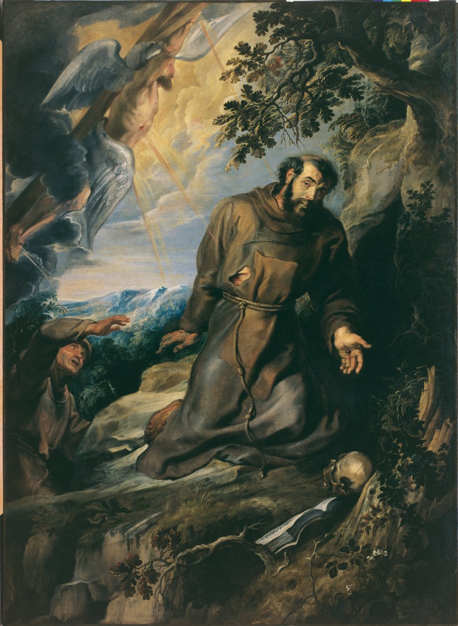 Der heilige Franziskus empfängt die Stigmata von Peter Paul Rubens