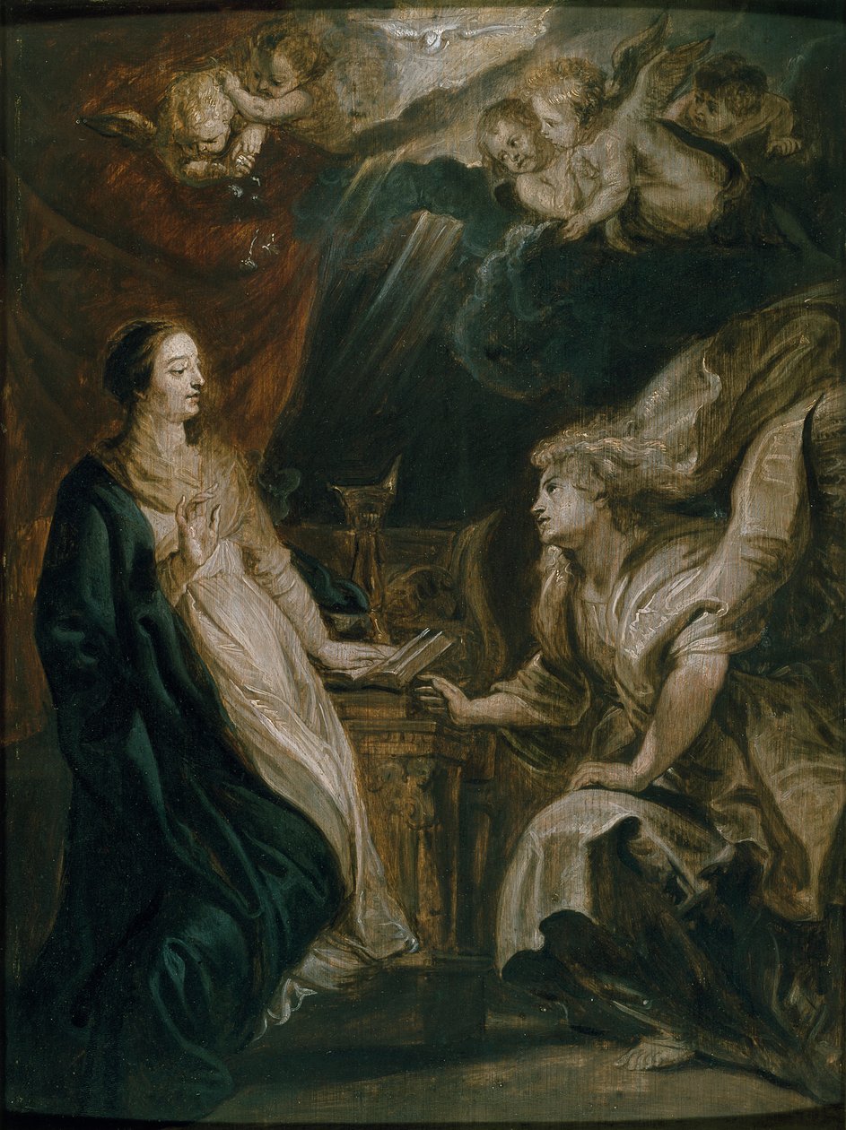 Die Verkündigung, ca. 1609 von Peter Paul Rubens