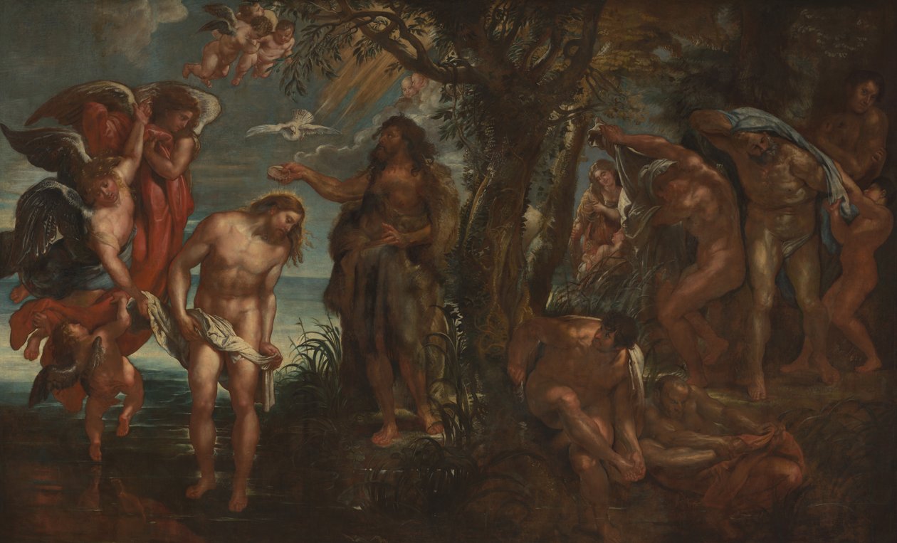 Die Taufe Christi von Peter Paul Rubens