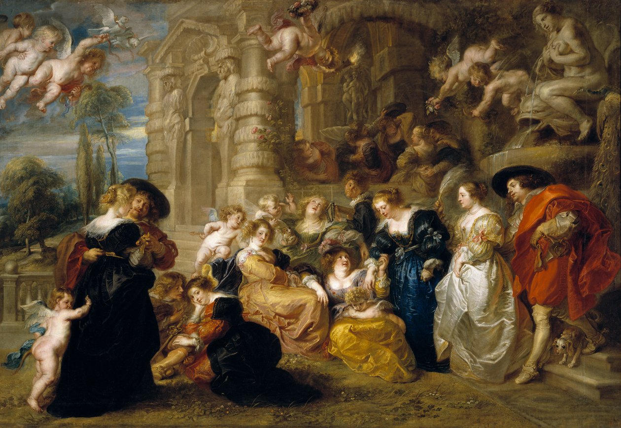 Der Garten der Liebe von Peter Paul Rubens