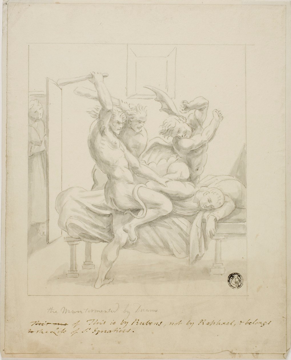 Der von Träumen Gequälte von Peter Paul Rubens