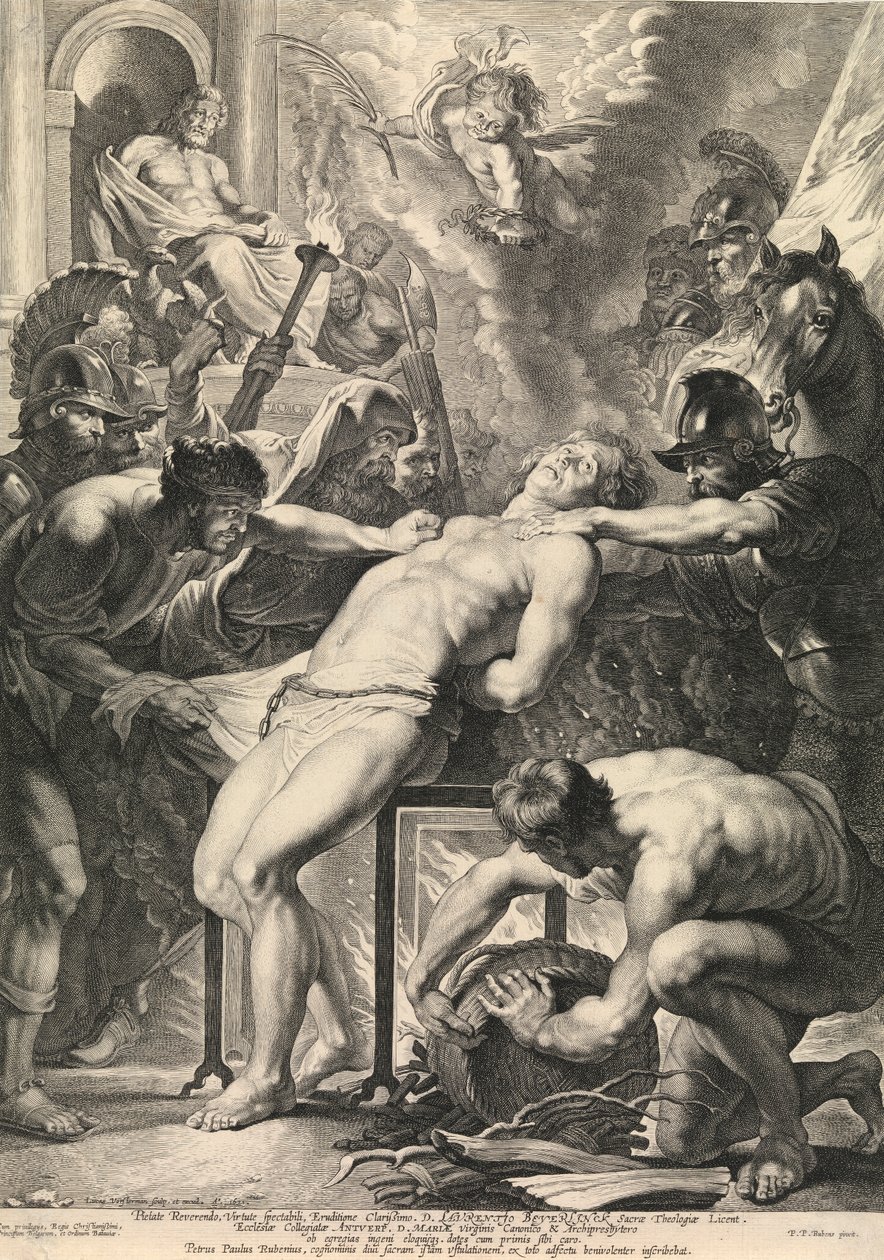 Das Martyrium des heiligen Laurentius von Peter Paul Rubens