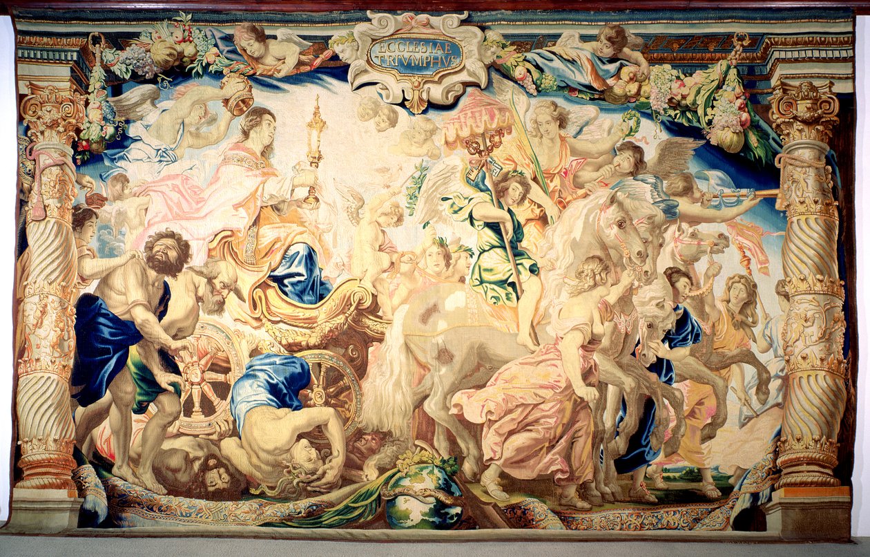 Der Triumph der Eucharistie (Wandteppich) von Peter Paul Rubens