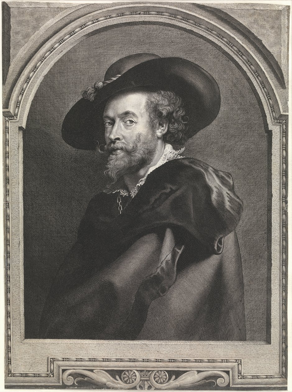 Der Maler Peter Paul Rubens (Gravur) von Peter Paul Rubens