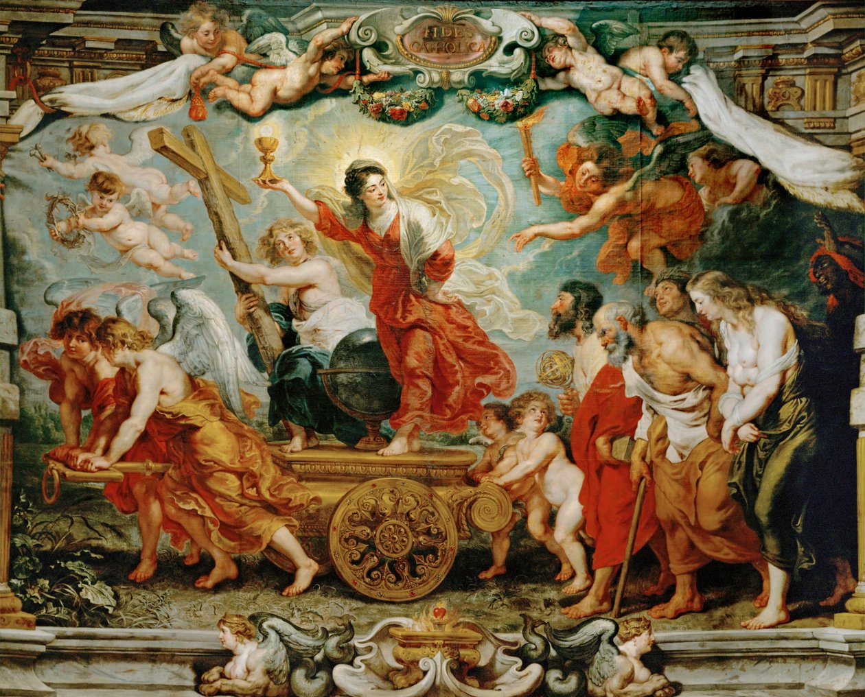 Triumph des Glaubens von Peter Paul Rubens