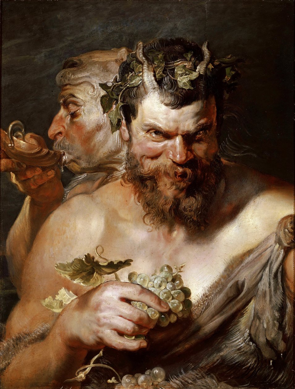 Zwei Satyrn, ca. 1617-1618 von Peter Paul Rubens