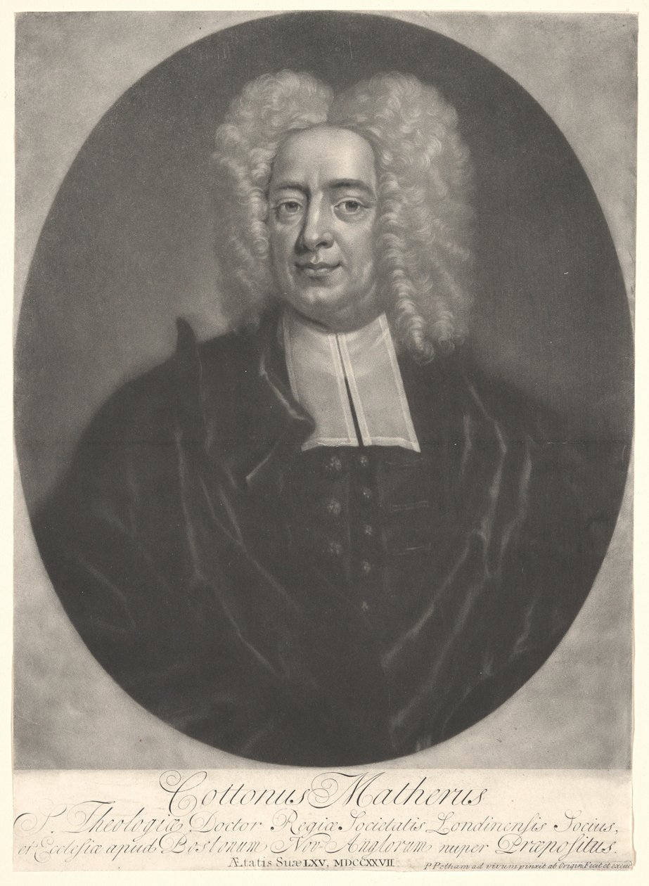 Cotton Mather von Peter Pelham