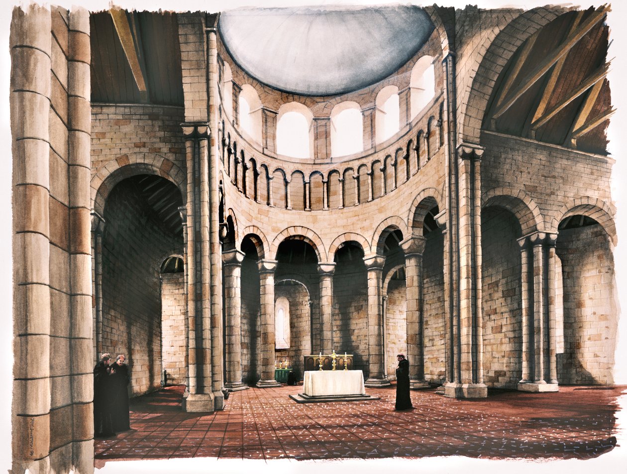 Battle Abbey, 12. Jahrhundert von Peter Urmston