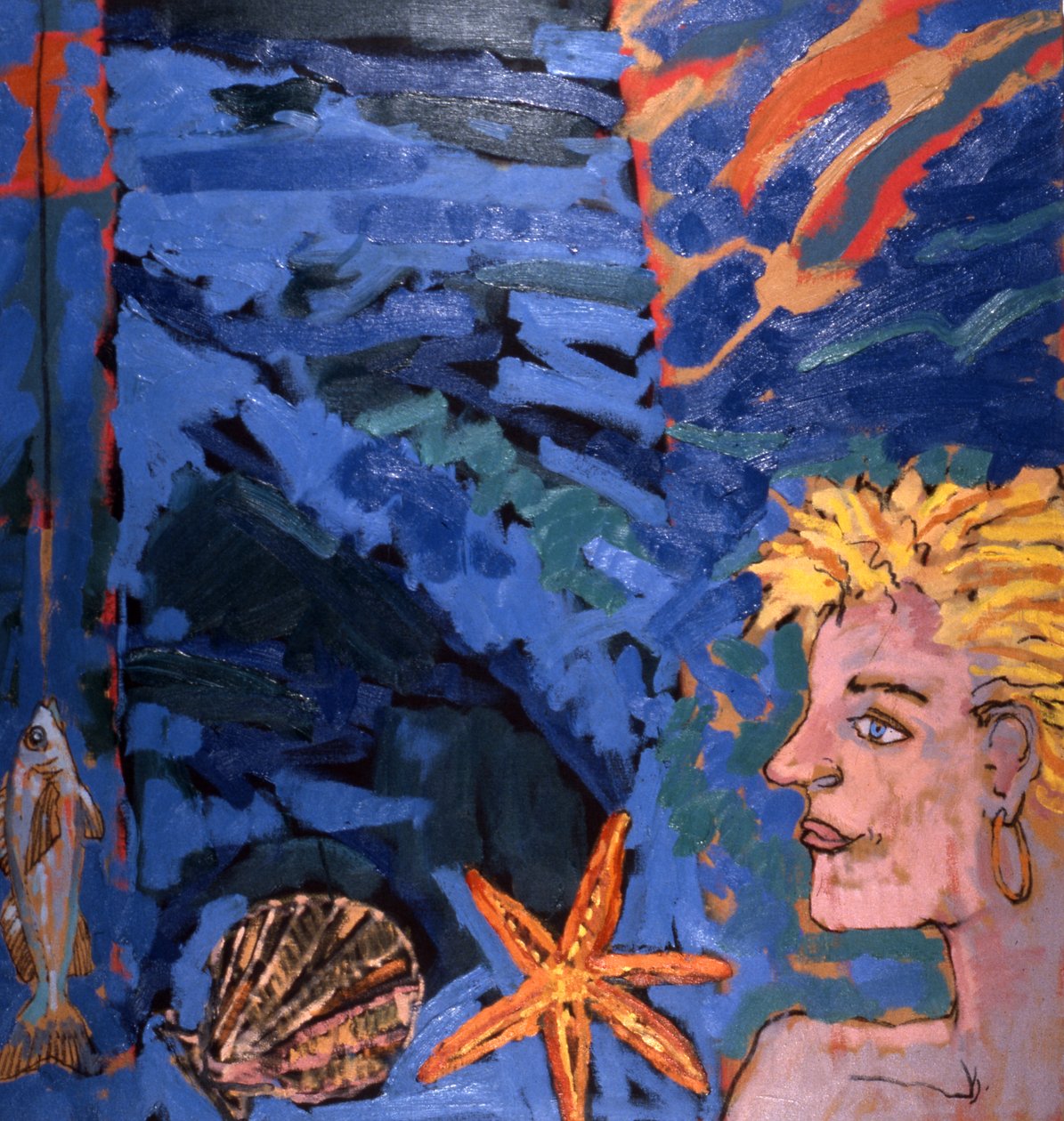 Frau und Seestern von Peter Wilson