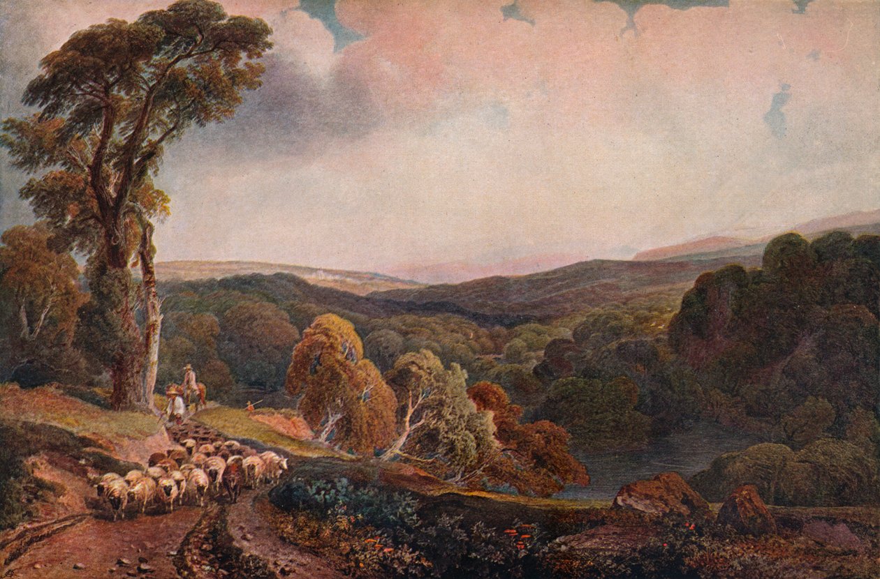 In der Nähe von Lowther Castle, um 1818 von Peter de Wint