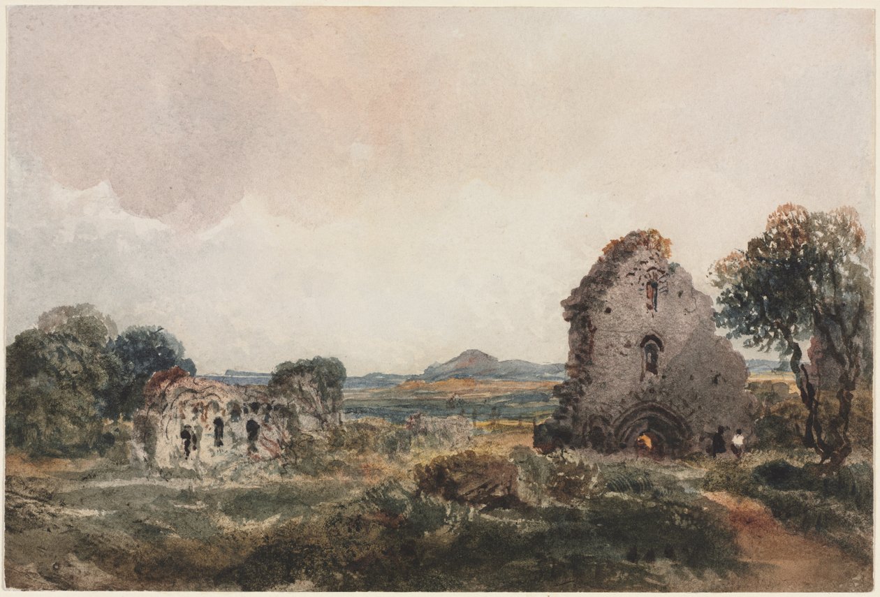 Neath Abbey, ca. 1840er Jahre von Peter de Wint