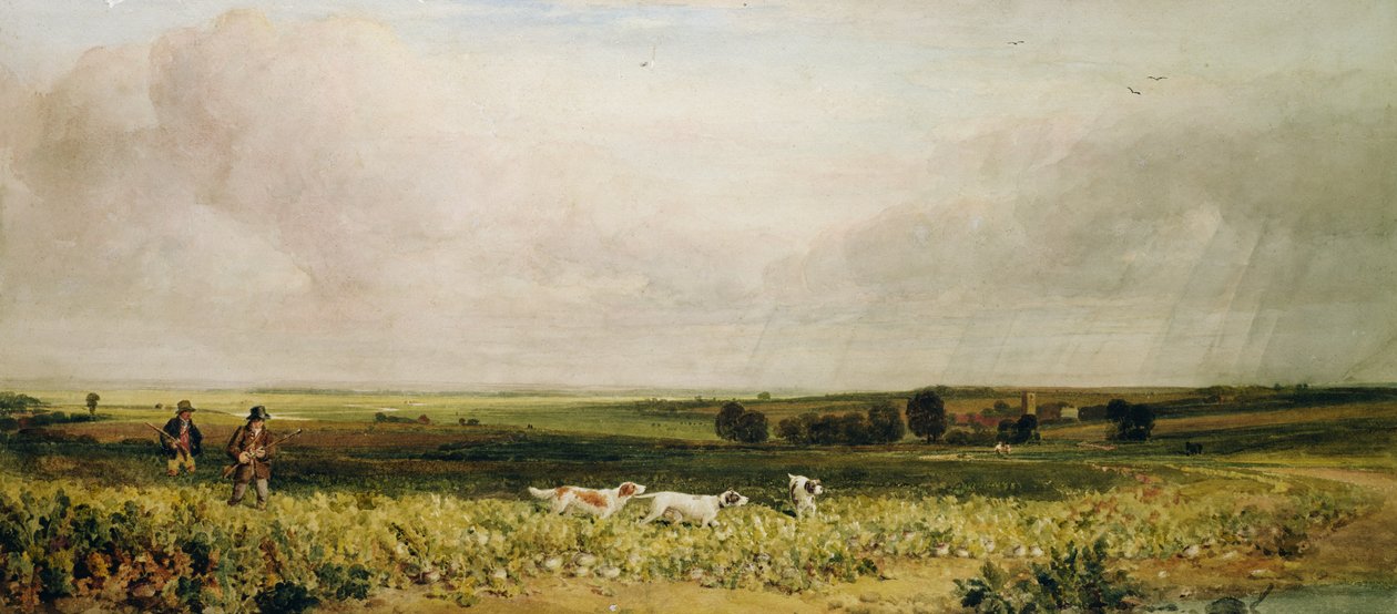 Rebhuhnjagd von Peter de Wint