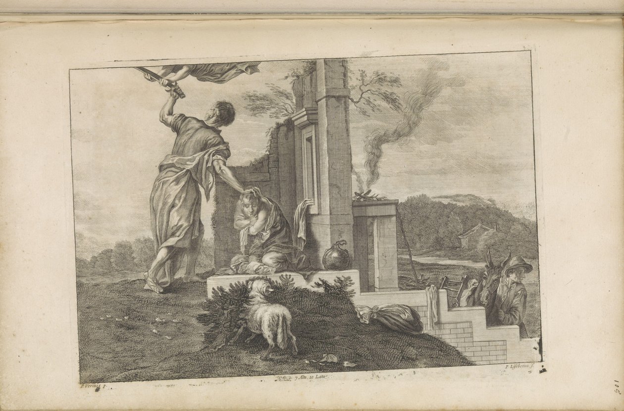 Opferung Isaaks von Peter van Liesebetten
