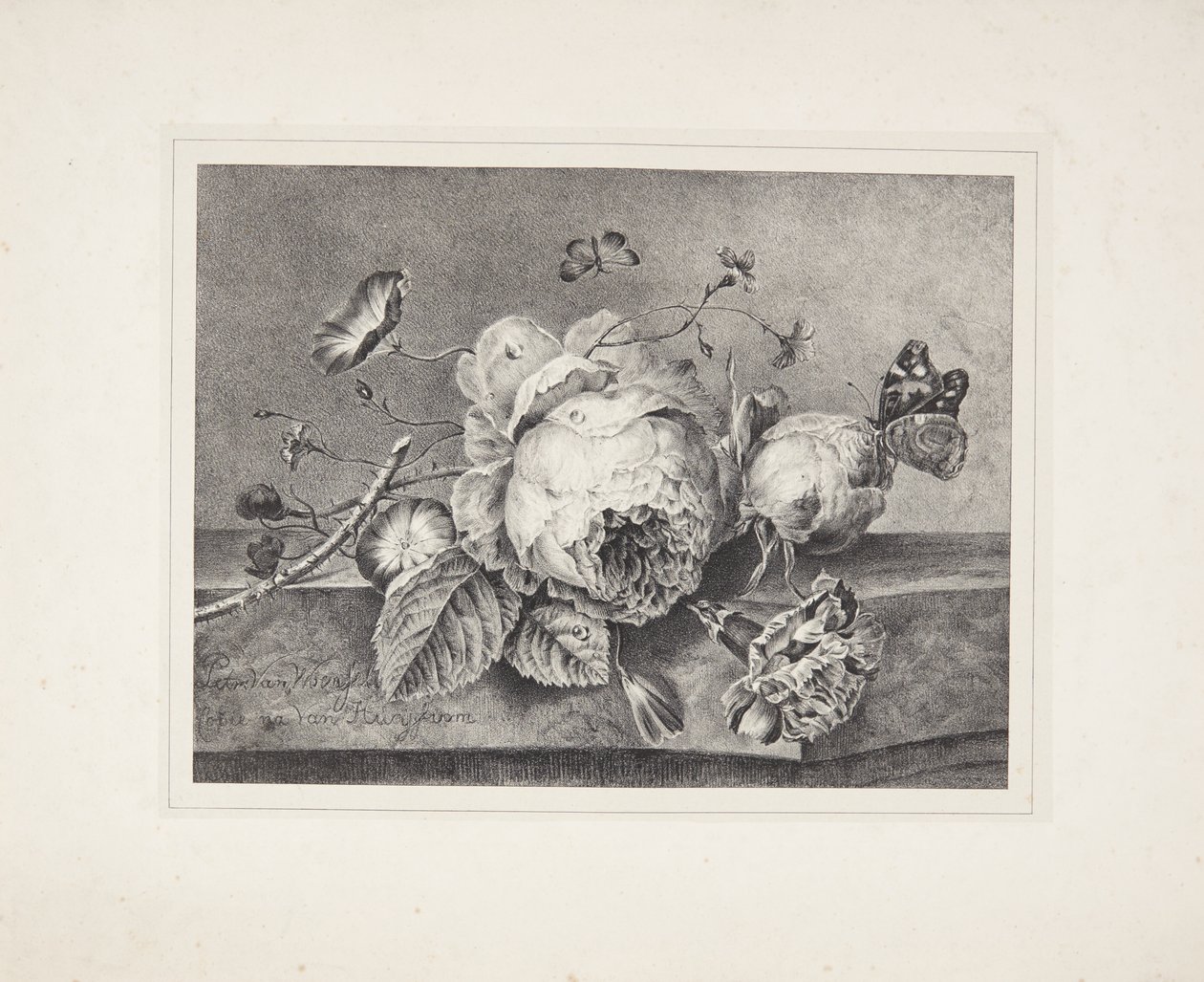 Blumenstillleben von Petronella van Woensel