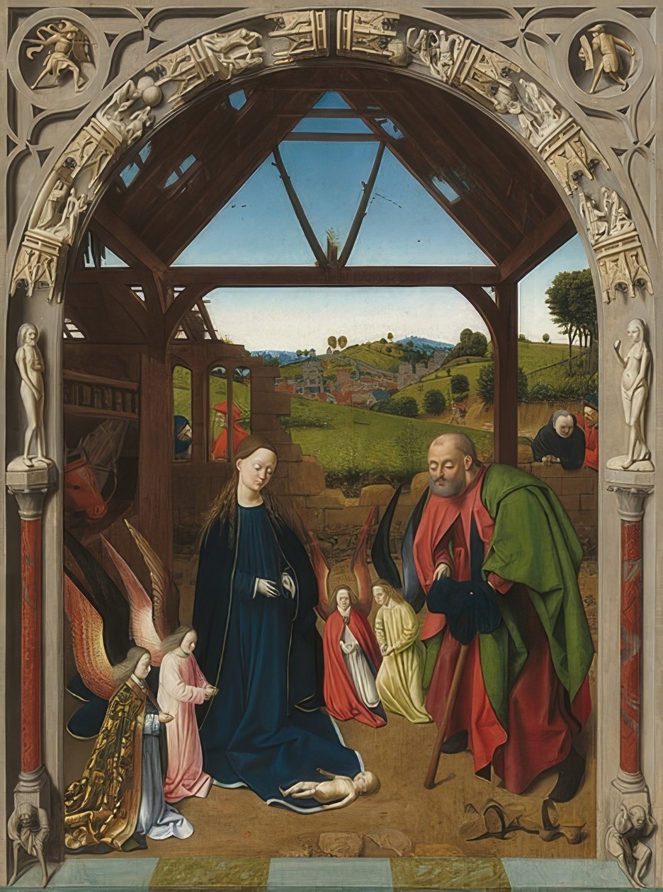 Geburt Christi von Petrus Christus