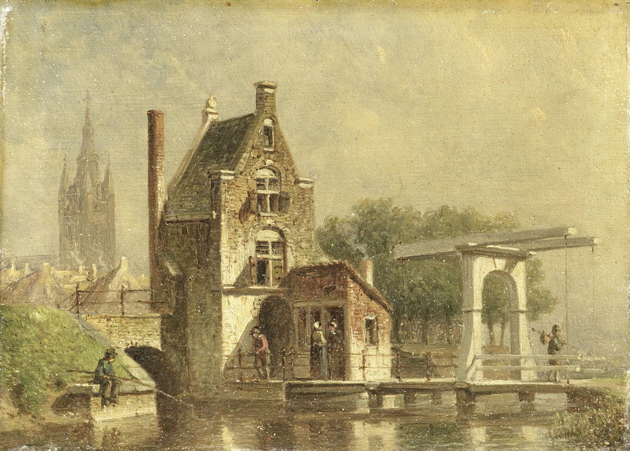 Das Koepoort in Delft von Petrus Gerardus Vertin