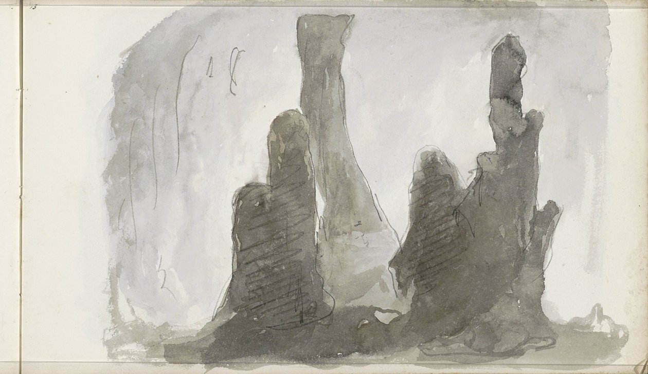Stalagmiten von Petrus Johannes Schotel