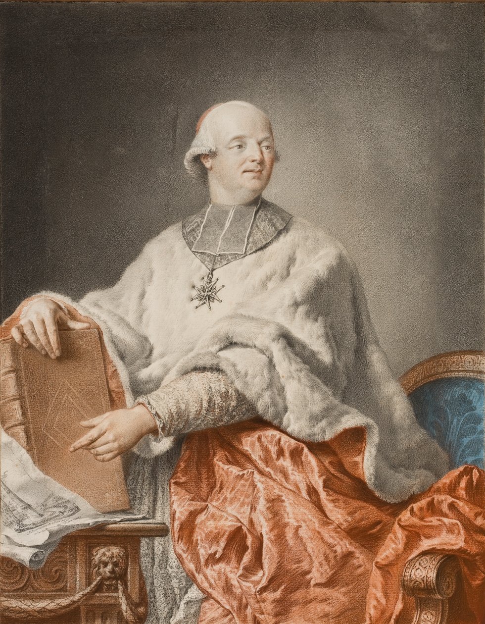 Der Kardinal de Rohan, 1783 von Philibert Louis Debucourt