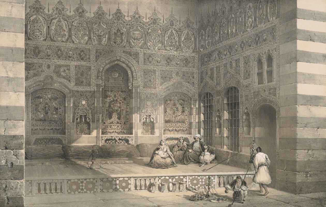Ein Iwan in Damaskus von Philibert Joseph Girault de Prangey