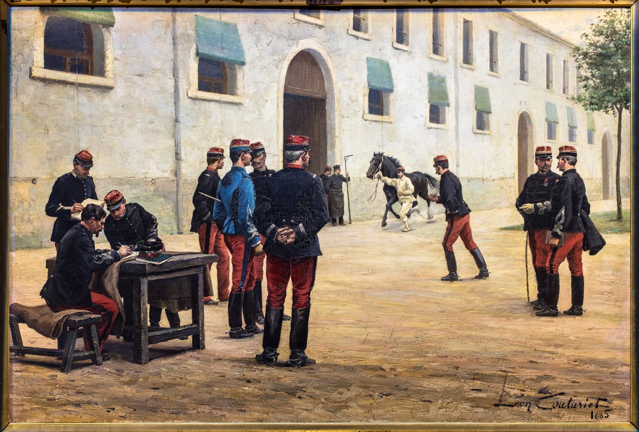 Die Pferdeparade von Philibert Leon Couturier