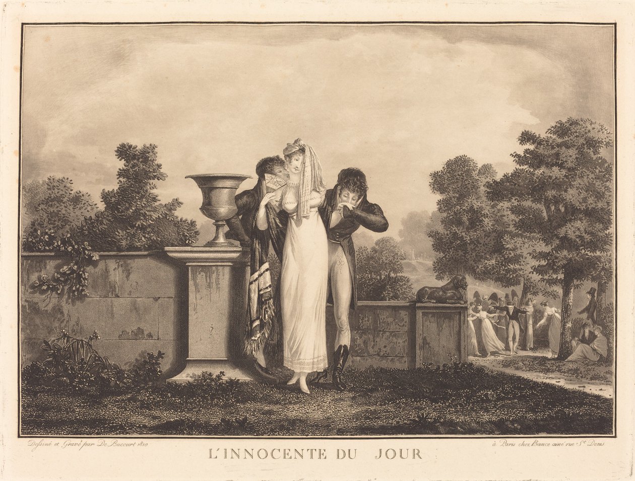 Die Unschuldige des Tages von Philibert Louis Debucourt