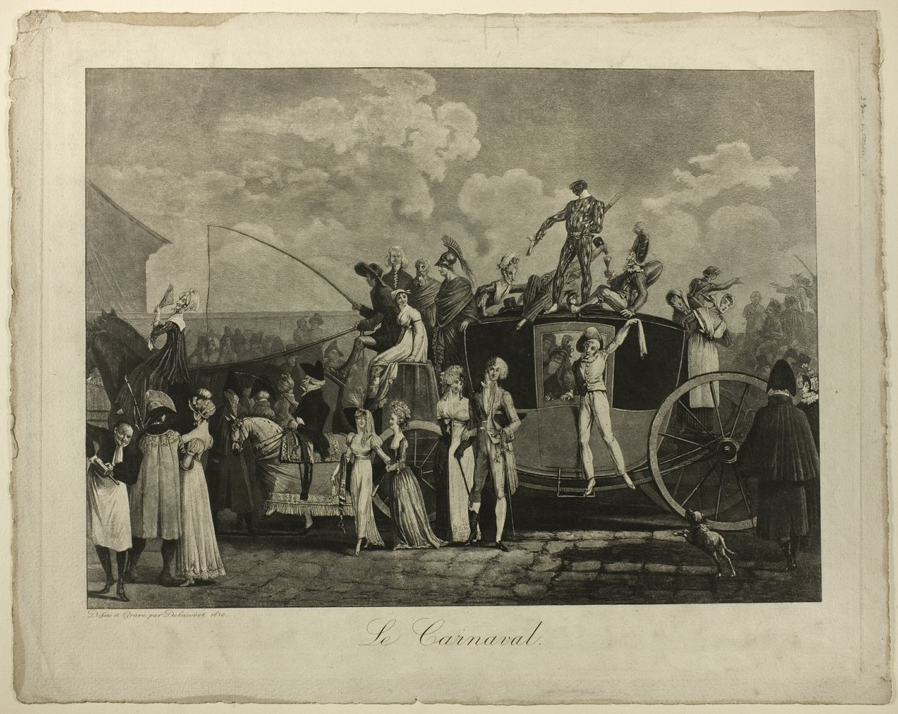 Der Karneval von Philibert Louis Debucourt