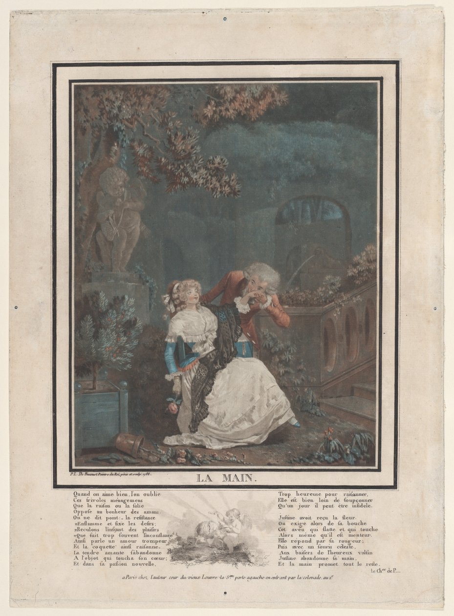 Die Hand, 1788 von Philibert Louis Debucourt